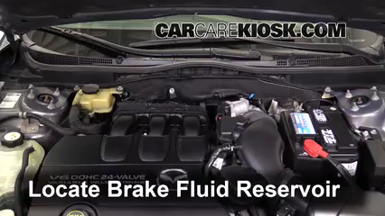 2010 Mazda 6 S 3.7L V6 Brake Fluid Add Fluid